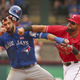 Illustration for article titled Blue Jays Call Rangers "Gutless" And "Cowardly" After Excellent Brawl